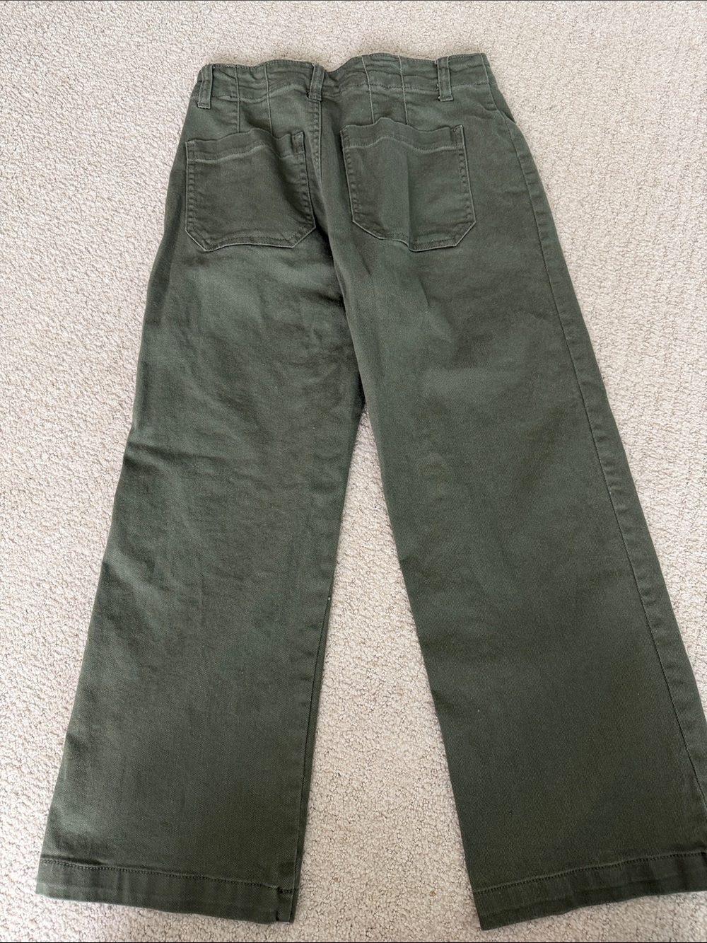 Sanctuary Olive Green Wide-Leg Jeans - Picture 3 of 5